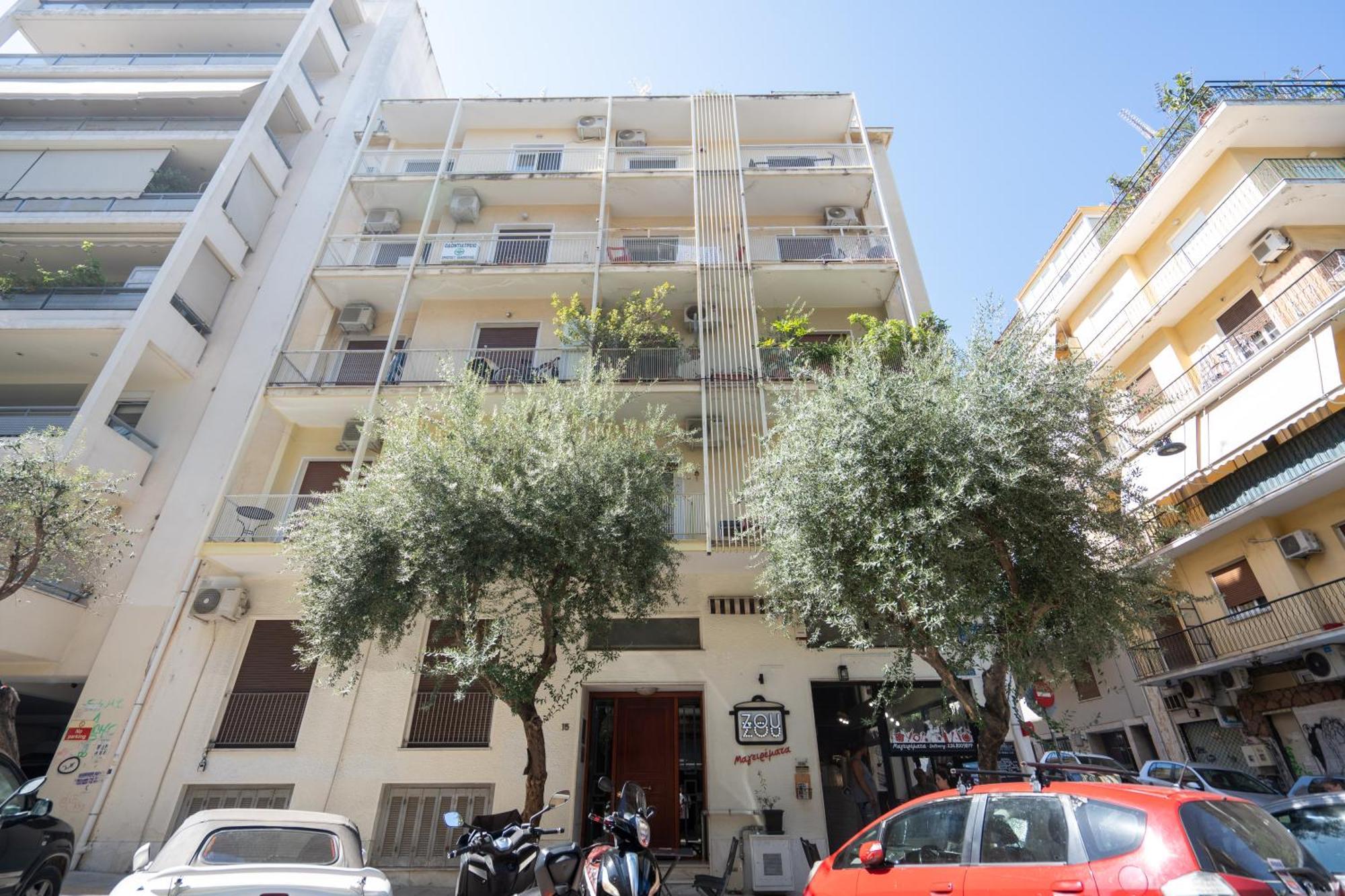 Sophisticated Modern Apt In Athens Center Kültér fotó