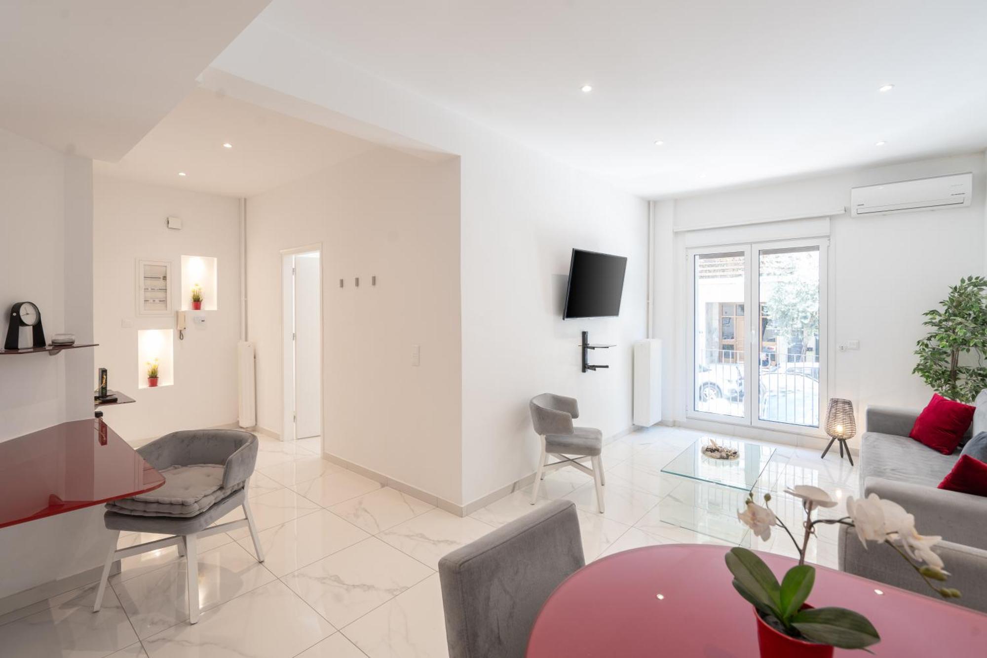 Sophisticated Modern Apt In Athens Center Kültér fotó